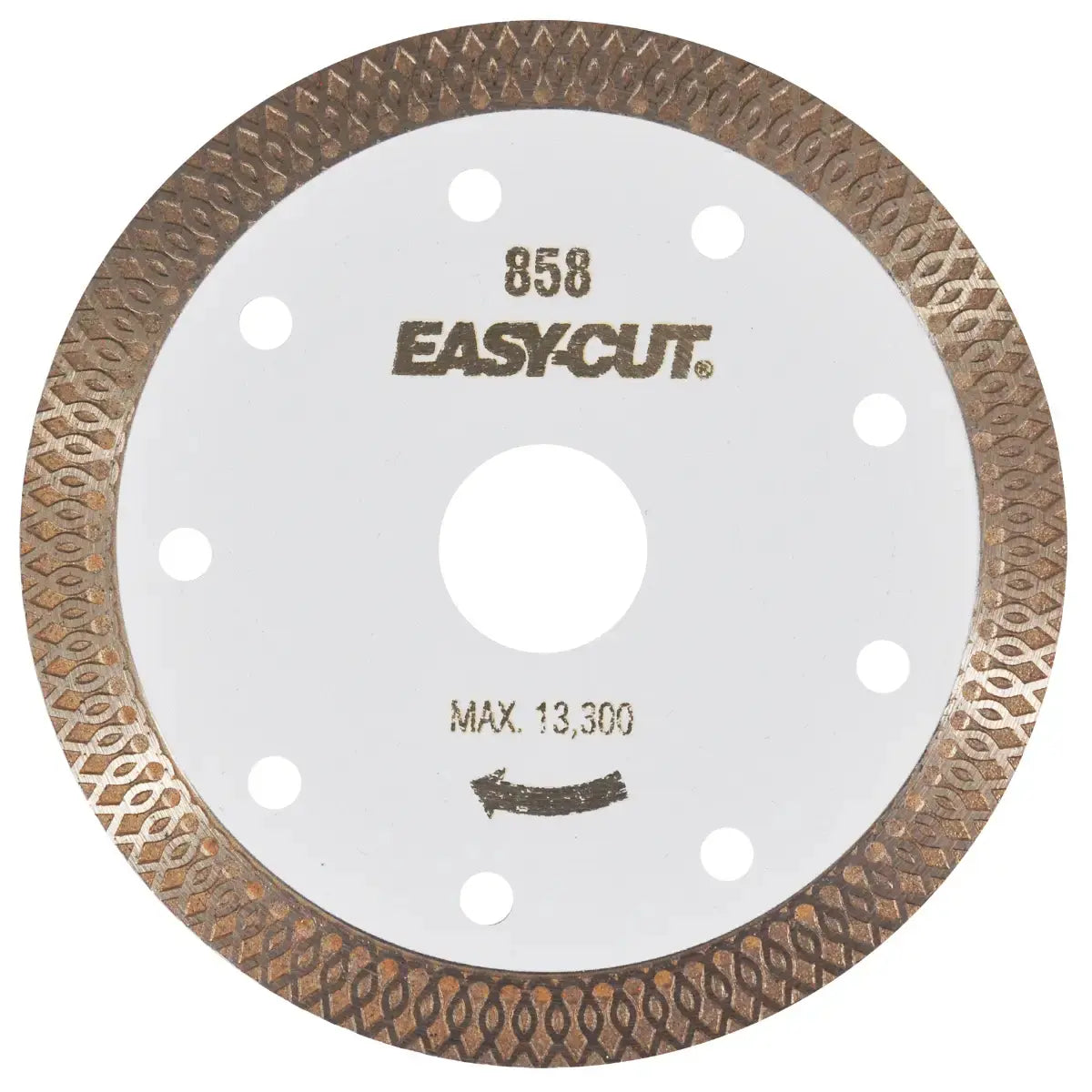 Disco De Diamante 4.1/2"X0.051"X7/8" Para Corte De Cuarcita Y Materiales Duros (Easy-Cut) Blanco