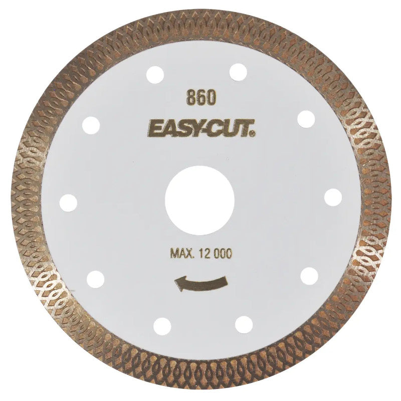 Disco De Diamante 5"X0.051"X7/8" Para Corte De Cuarcita Y Materiales Duros (Easy-Cut) Blanco