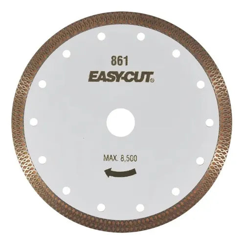 Disco De Diamante 7"X0.051"X7/8" Para Corte De Cuarcita Y Materiales Duros (Easy-Cut) Blanco