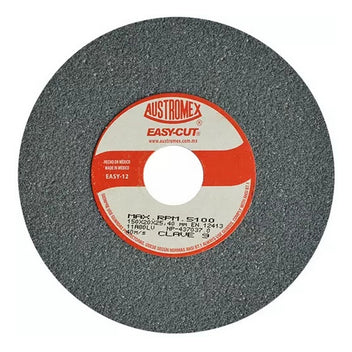 Piedra Abrasiva T-1 6"3/4"1"G80 Gris Fino Uso Gral-Metal-Esmerilar-Afilar-H.forj (Easy-Cut)