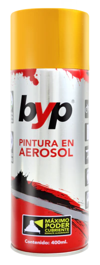 Pintura en aerosol byp AMARILLO