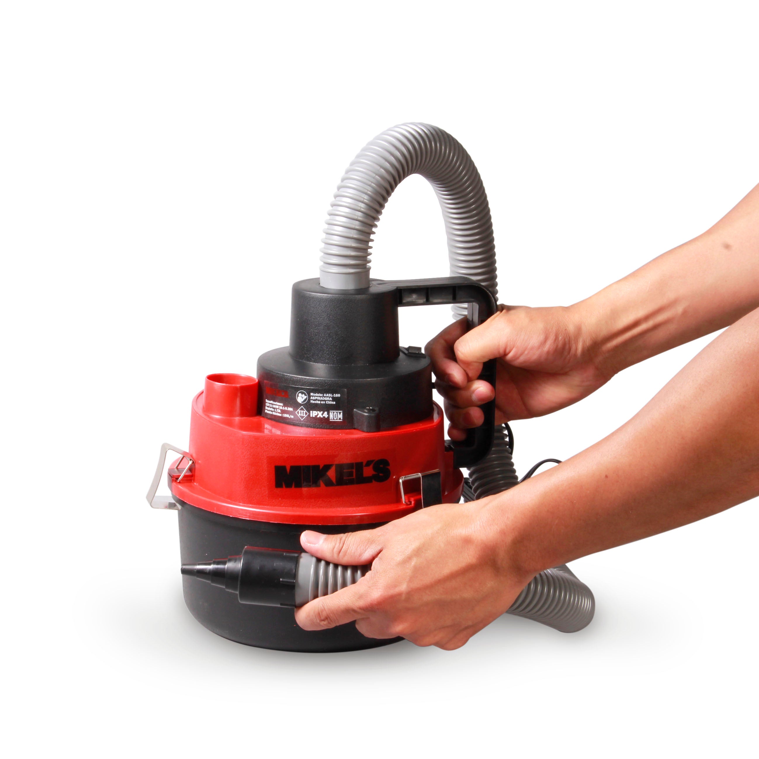 Aspiradora sólidos y líquidos (12 V, 160 W)