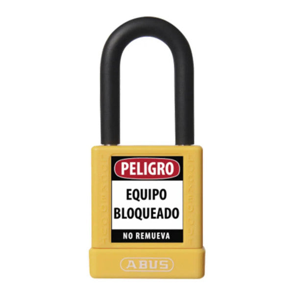 74/40 Kd Amarillo Candado Bloqueo Abus Dielectrico D6.5mm 1 Key