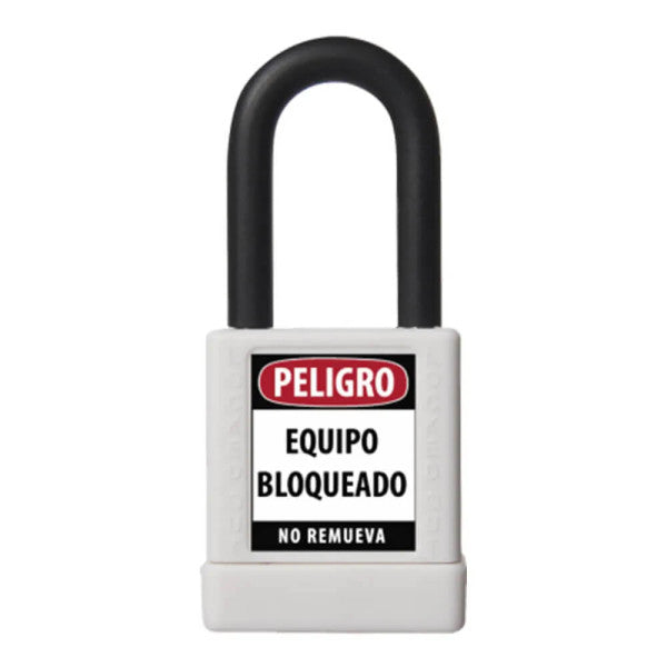 74/40 Kd Blanco Candado Bloqueo Abus Dielectrico D6.5mm 1 Key