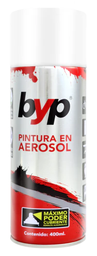 Pintura en aerosol byp BLANCO BRILLANTE