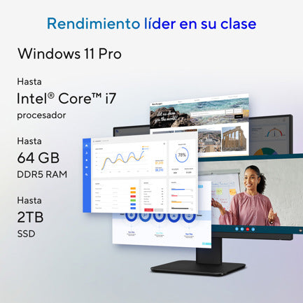ASUS - All in One Asus ExpertCenter P440VAESK-I716G512-P1 23.8" I7-13620H16GB512GB PCIE G4 SSD Intel UHD Graphics Win 11 Pr