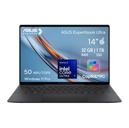 ASUS - Laptop Asus ExpertBook Ultra B9406CAA 14" Intel Core Ultra 7 356H 32GB LPDDR5X on board 1TB Windows 11 Pro