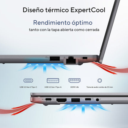 ASUS - Laptop Asus ExpertBook Essential P1403CVA Intel Core 7 240H DDR5 16GB 512GB windoes 11 pro