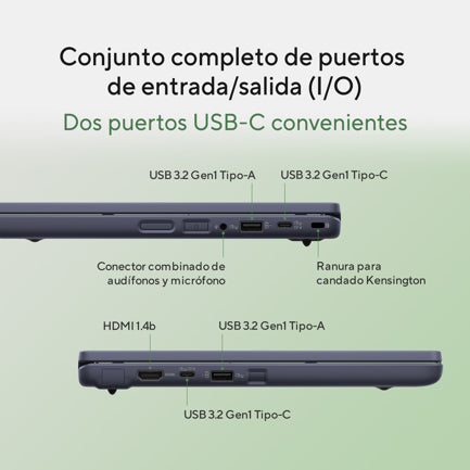 ASUS - Laptop Asus Chromebook CR1104FTA-C8G64-C1 11.6" HD Táctil Intel N150 8GB 64GB EMMC ChromeOS Gris Incluye Stylus