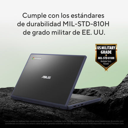 ASUS - Laptop Asus Chromebook CR1104FTA-C8G64-C1 11.6" HD Táctil Intel N150 8GB 64GB EMMC ChromeOS Gris Incluye Stylus