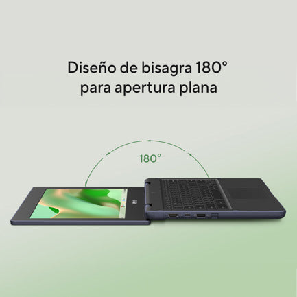 ASUS - Laptop Asus Chromebook CR1104FTA-C8G64-C1 11.6" HD Táctil Intel N150 8GB 64GB EMMC ChromeOS Gris Incluye Stylus