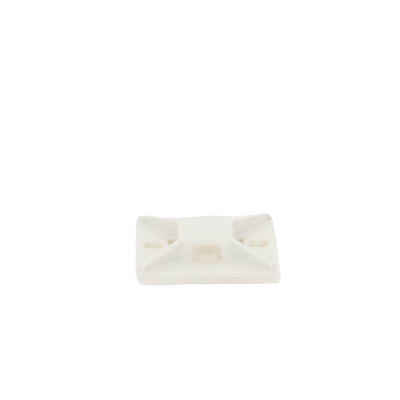 PANDUIT - Montaje-Sujetador Para Cable de 4 Vías, con Adhesivo, 25.4 x 25.4mm (1in x 1in), Color Blanco, Uso en Interior, 1 pieza