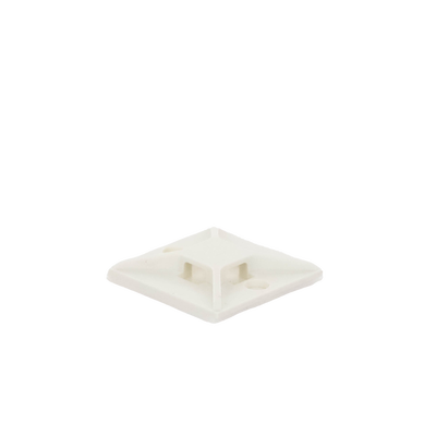 PANDUIT - Montaje-Sujetador Para Cable de 4 Vías, con Adhesivo, 25.4 x 25.4mm (1in x 1in), Color Blanco, Uso en Interior, 1 pieza