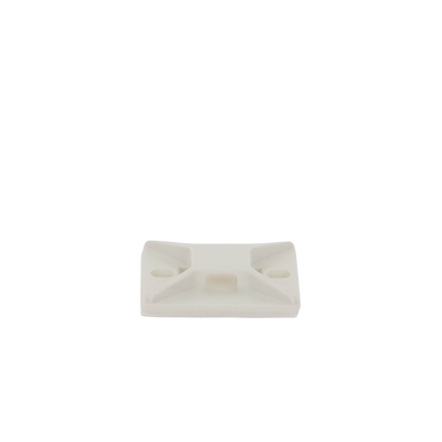 PANDUIT - Montaje-Sujetador Para Cable de 4 Vías, con Adhesivo, 25.4 x 25.4mm (1in x 1in), Color Blanco, Uso en Interior, 1 pieza