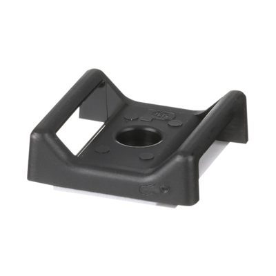 PANDUIT - Sujetador Para Cable, con Adhesivo, 28.5 x 28.5 mm (1.12 in x 1.12 in), Color Negro, Paquete de 100pz