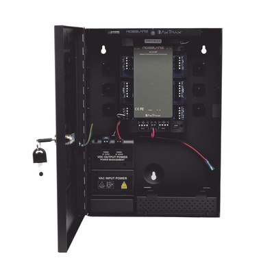 ROSSLARE SECURITY PRODUCTS - Controlador de Acceso para 2 Lectoras / 30,000 Tarjetas / 20,000 Eventos / Incluye Gabinete y Fuente de Alimentación / Nueva Generación!