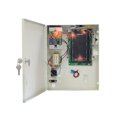 ROSSLARE SECURITY PRODUCTS - Controlador de Acceso para 2 Lectoras / 30,000 Tarjetas / Incluye Gabinete y Fuente de Alimentación
