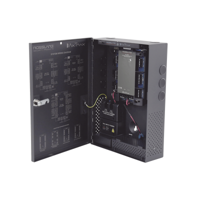 ROSSLARE SECURITY PRODUCTS - Controlador de Acceso para 2 lectoras / Expandible a 2 Lectores Adicionales / 30,000 Tarjetas / Incluye Gabinete y Fuente de Alimentación / Nueva Generación!