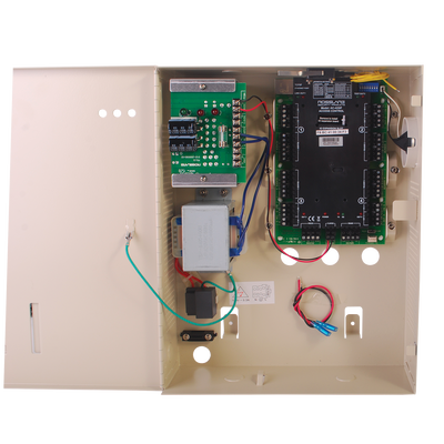 ROSSLARE SECURITY PRODUCTS - Controlador de Acceso para 4 Lectoras / Tarjeta de Red Interconstruida / 30000 Usuarios / Posibilidad de Expansión.