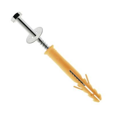 ACCESSPRO - Tornillo P / Tope Estacionamiento / Reductor D / Velocidad / 12 Cm / Con Arandela / Taquete D / Plastico.