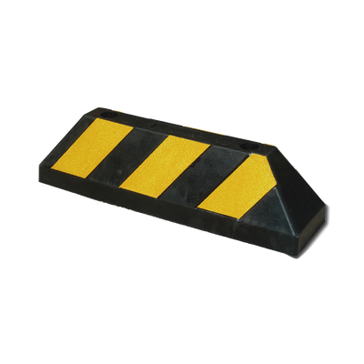 ACCESSPRO - Tope Vehicular 55cm / Para Camion / Estacionamiento / Color Negro-Amarillo.