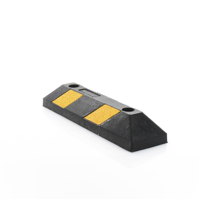 ACCESSPRO - Tope Vehicular P / Estacionamiento / 55cm / Color Negro-Amarillo.