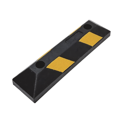 ACCESSPRO - Tope Vehicular P / Estacionamiento / 55cm / Color Negro-Amarillo.