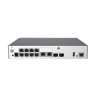 HUAWEI - Controladora de Puntos de Acceso / 10 puertos 10/100/1000 Mbps / 2 puertos 10GE SFP+ / Hotspot 2.0 / Roaming Capa 2 y 3 / Rendimiento 10 Gbps / Soporta 128 APs / Hasta 1024 Clientes
