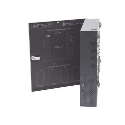 ROSSLARE SECURITY PRODUCTS - Controlador de acceso para 4 lectoras / Expandible a 56 Lectoras / Compatible con Sistema de Elevadores / 100,000 Usuarios