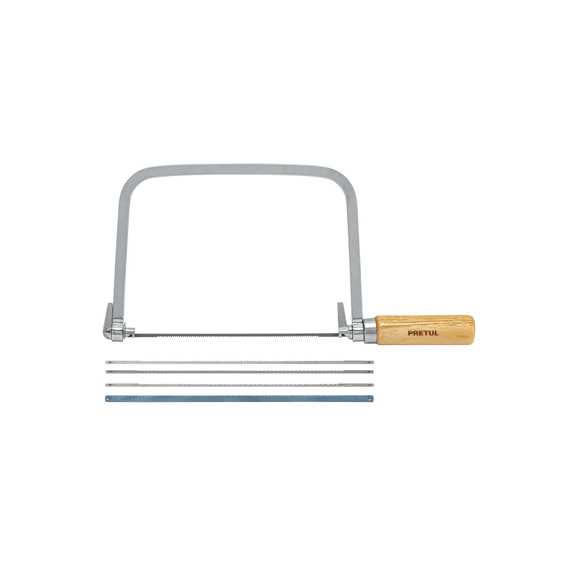 Arco calador con 5 seguetas de 6-1/2', Pretul