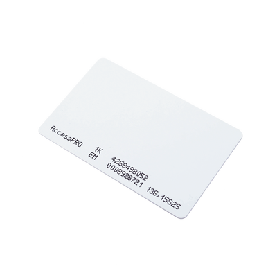 ACCESSPRO - Tarjeta Dual / Proximidad 125kHz EM / MIFARE 13.56MHz 1K / CR80 ISO / 85.6 x 54 x 1 mm