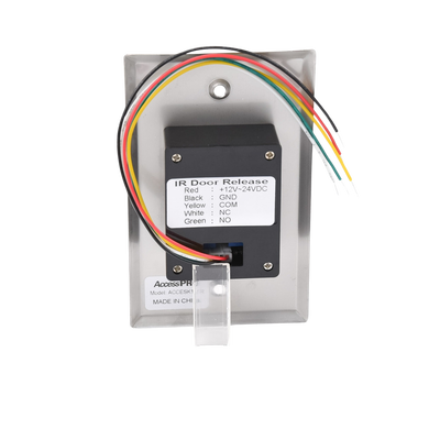 ACCESSPRO - Botón de Salida sin Contacto con Control Remoto / Iluminación LED / Distancia de Detección Touch Ajustable