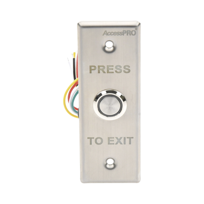 ACCESSPRO - Botón de Salida con Aro Iluminado/ IP65 / Diseño Estético