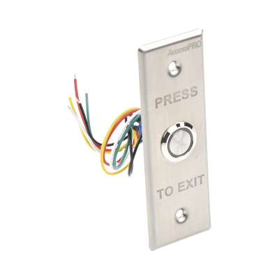 ACCESSPRO - Botón de Salida con Aro Iluminado/ IP65 / Diseño Estético