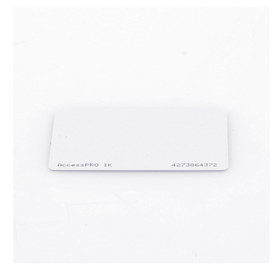 ACCESSPRO - Tarjeta de Proximidad MIFARE Classic / Memoria 1Kb / Frecuencia 13.56 MHz / ISO/IEC 14443 Type A / Doble Cara Imprimible / 34 Bits