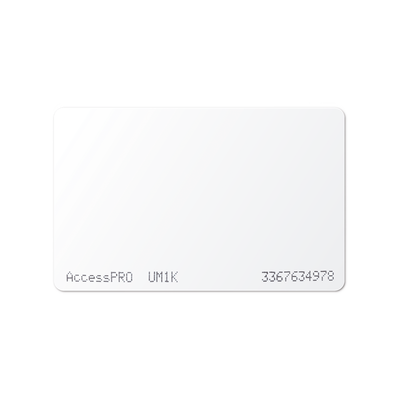 ACCESSPRO - Tarjeta Tecnología Dual: RFID (UHF) 900MHz/MIFARE; 13.56MHz Para Oficinas y Estacionamientos