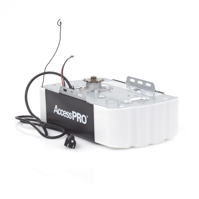 ACCESSPRO - Kit D/ Puertas D/  Garage / 1/2HP / Fuerte / Silencioso / Incluye riel tipo T de 3mts / Compatible con APP / 2 Controles Inalámbricos Visera / 1 Control Inalámbrico Pared / Respaldo Energia.