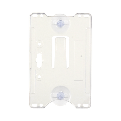 ACCESSPRO - Porta tarjeta de plastico ABS / Transparente / Compatible con tarjetas ACCESSCARDEPC / PROCARDX o Formato CR80