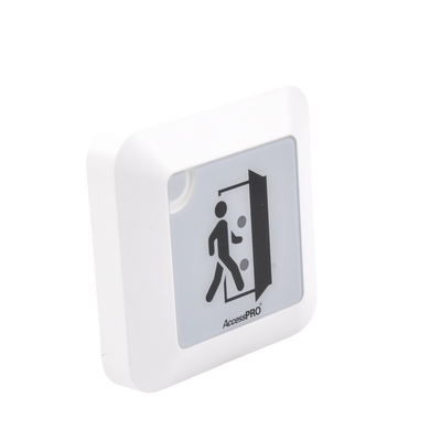 ACCESSPRO - Botón de Salida sin Contacto Compatible con Control Remoto / Temporizado / Distancia Ajustable  / Diseño Moderno