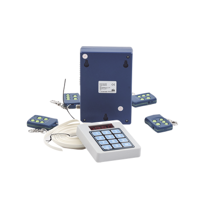 ACCESSPRO - Receptor Inalambrico Universal Administrable por Software, Hasta 1600 controles de usuarios, compatible con Barreras y Motores de puertas