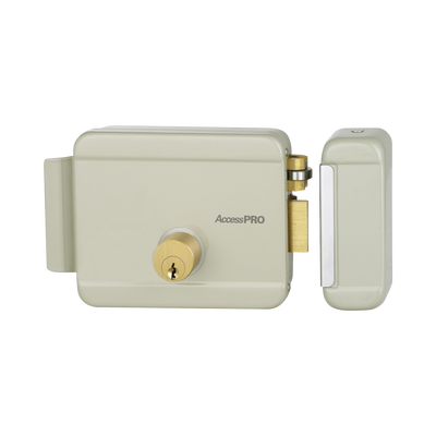 ACCESSPRO - Cerradura Eléctrica / Incluye Llave / Exterior / Derecha