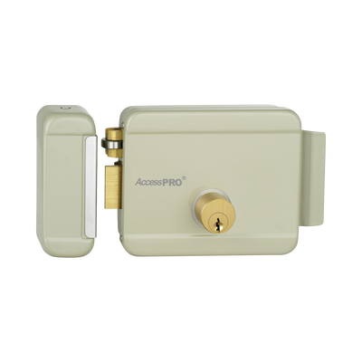 ACCESSPRO - Cerradura Eléctrica / Incluye Llave  / Exterior / Izquierda