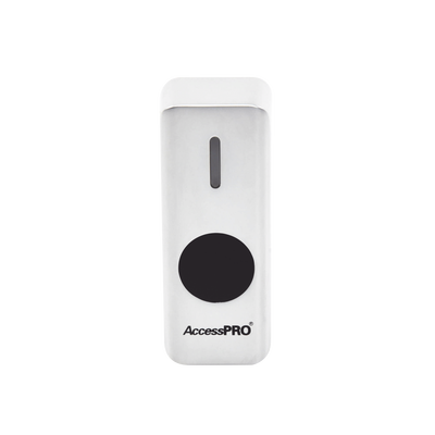 ACCESSPRO - Botón de Salida sin Contacto / Distancia Ajustable / Exterior IP68 / Temporizador