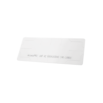 ACCESSPRO - UHF TAG Adherible Tipo Etiqueta / EPC GEN 2 / Se Adhiere al Cristal del Vehículo / Compatible con Lectoras de Largo Alcance PRO12RF
