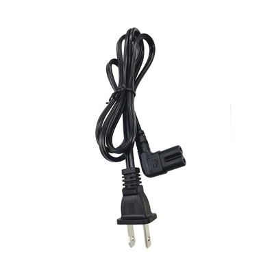 EPCOM POWERLINE - Cable de Alimentación Eléctrica para 120-240 Vca / 1 Metro (3.28 Pies) / 2 Clavijas Tipo Americano / Conector en Forma Tipo L