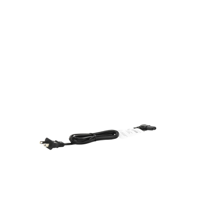 EPCOM POWERLINE - Cable de Alimentación Eléctrica para 120-240 Vca / 1 Metro (3.28 Pies) / 2 Clavijas Tipo Americano / Conector en Forma Tipo L
