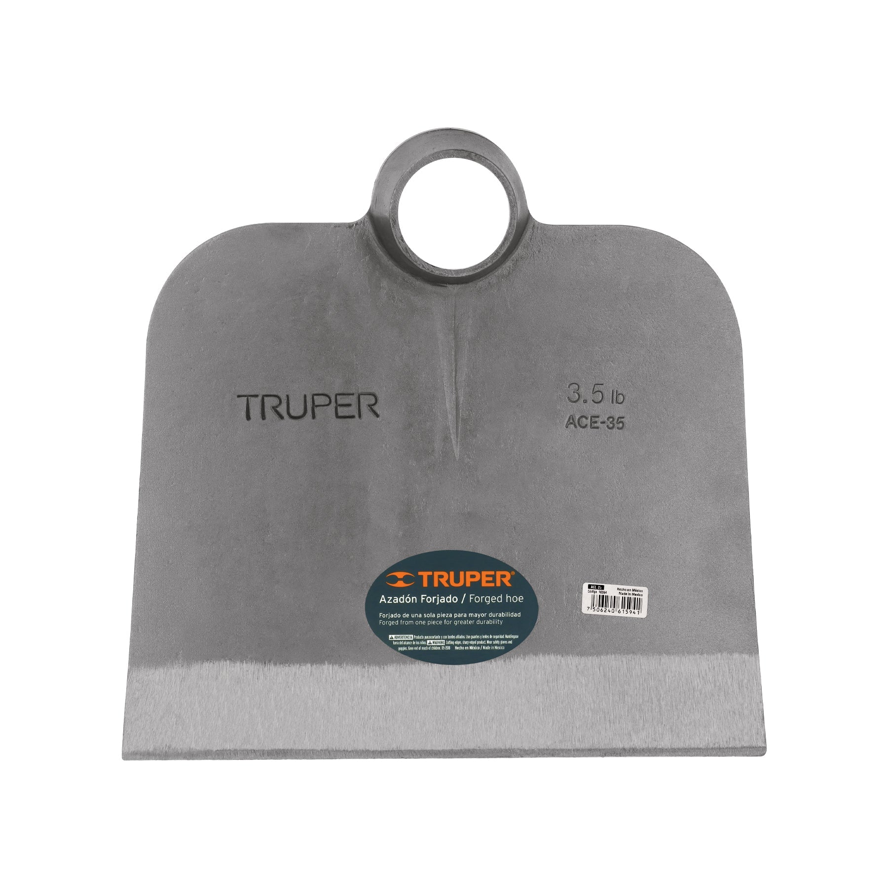 Azadon Centroamericano 3.5, lb sin mango, TRUPER