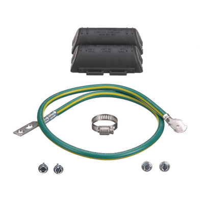 PANDUIT - KIT de Tierra Física de Cable Blindado 6 AWG. Color Verde / Amarillo con Terminación en Extremos.