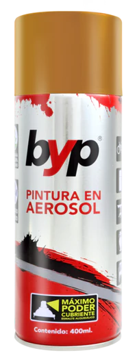 Pintura en aerosol byp metalico COBRE