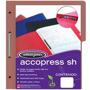 ACCO - Carpeta Acco Press MC Papel Carta Color Caoba C/10 Pzas